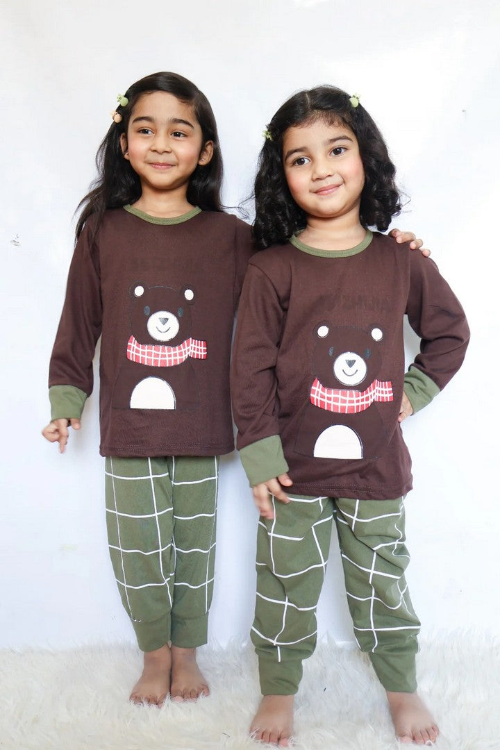 Cute Panda Printed Kids Wear (Each)