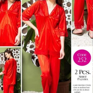 Premium Quality 2-Piece Silk Jersey Nightwear