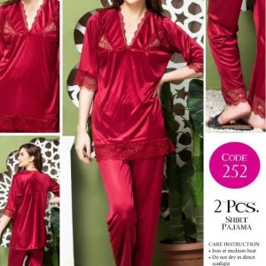 Premium Quality 2-Piece Silk Jersey Nightwear