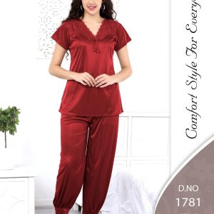 Soft Silk Trouser Shirt Set