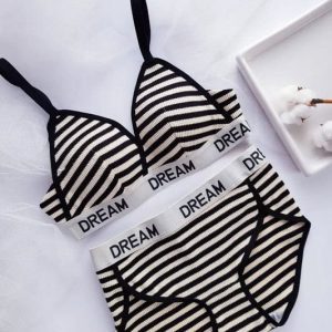 Dream Knit Line Bra & Panty Set