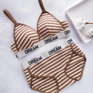 Dream Knit Line Bra & Panty Set