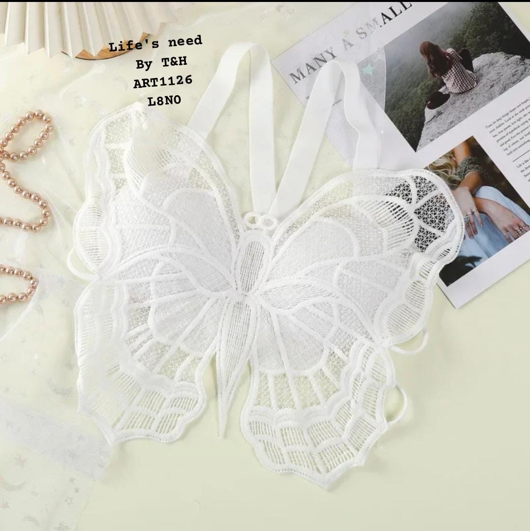 butterfly paded bra