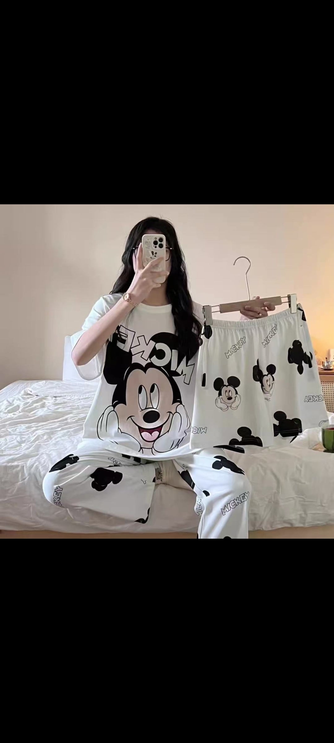W/b mickey pj's set
