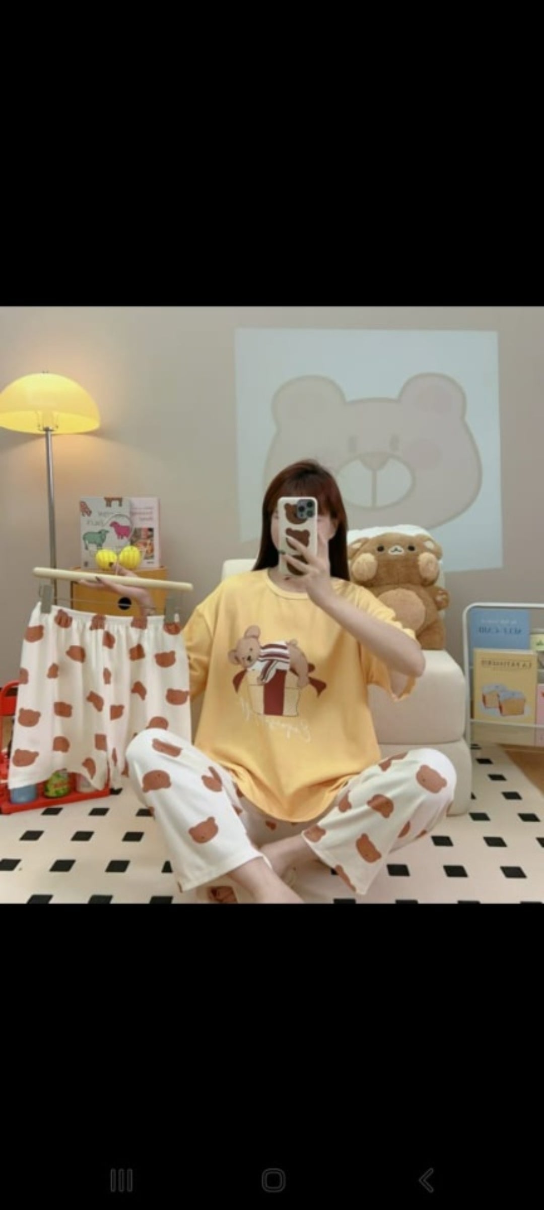 Teddy theme pj's set