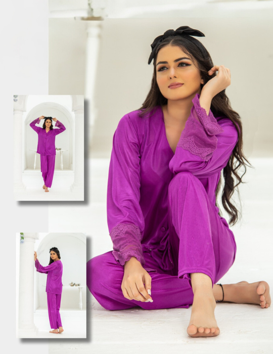 Silk Sleep Set – Shirt & Trousers Combo