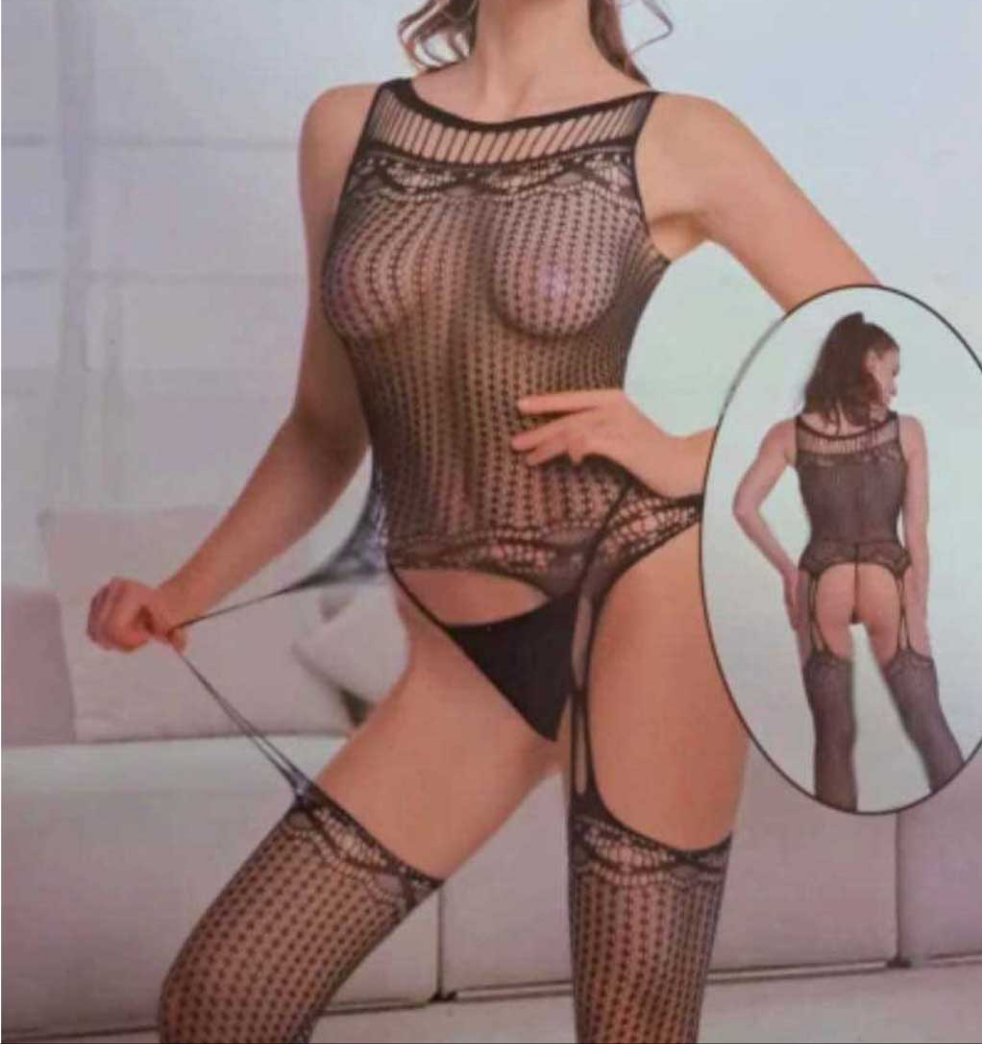 Mesh Fishnet Bodystocking Lingerie (N-T-L-104)