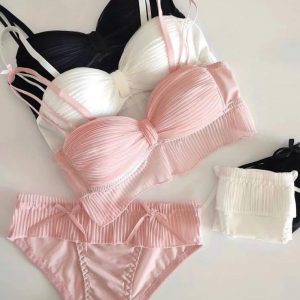 Bridal Seethrough Net Bra & Panty Set