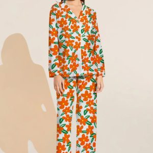 Stylish Linen 2 Pc Pajama Trouser Set