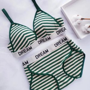 Dream Knit Line Bra & Panty Set