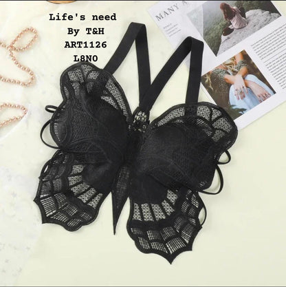butterfly paded bra