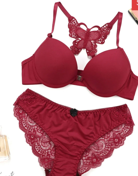 BUTTERFLY BRA-PANTY SET