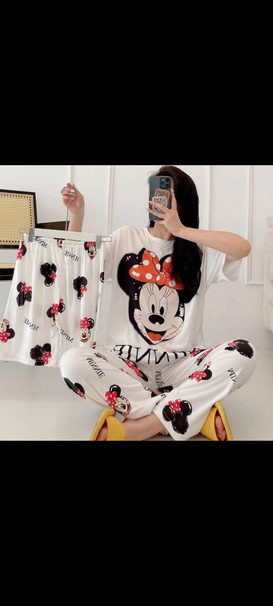 Red/ mickey pj's set