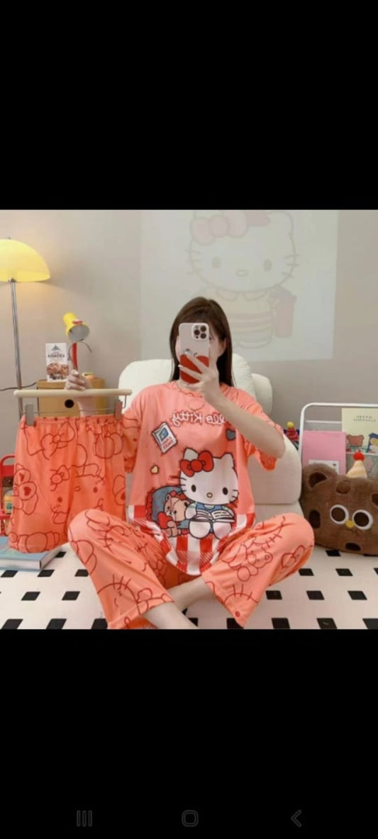 Hello kitty pj's set