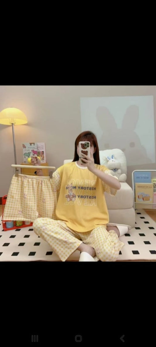 Block print pj's set