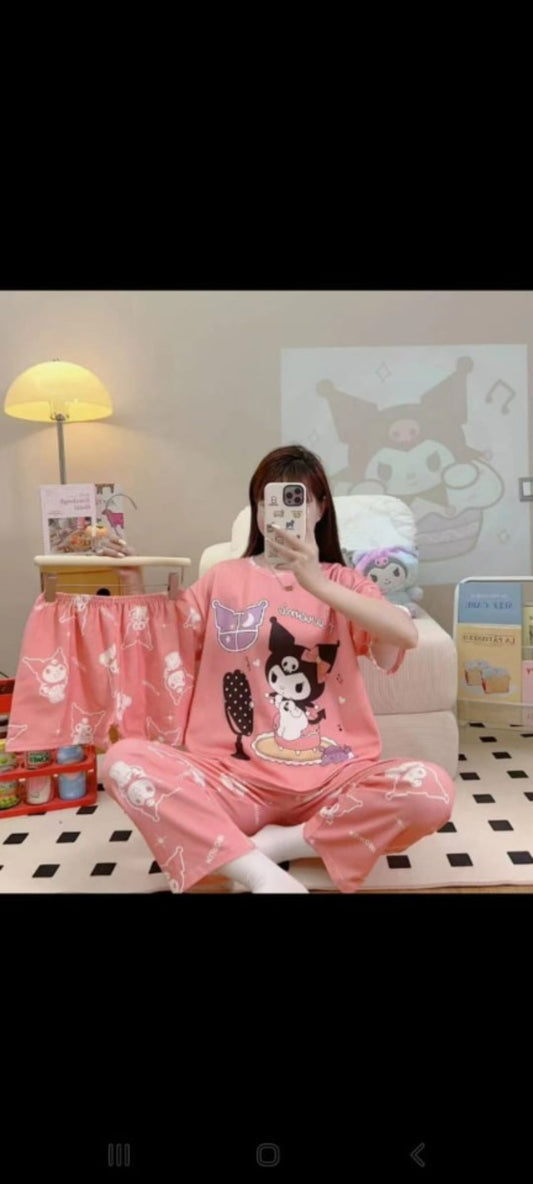 Beautiful cartoon pj's set