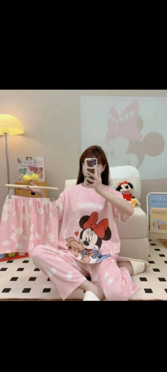 Mini cartoon pj's set