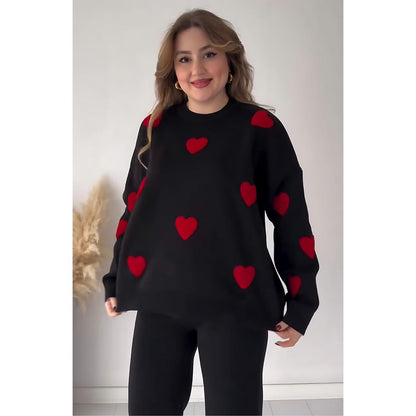 HEART PRINT WINTER ITEM