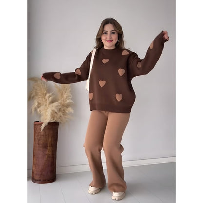 HEART PRINT WINTER ITEM