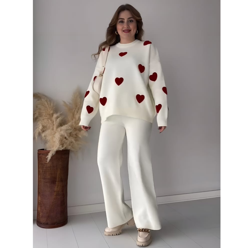 HEART PRINT WINTER ITEM
