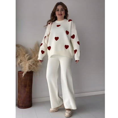 HEART PRINT WINTER ITEM