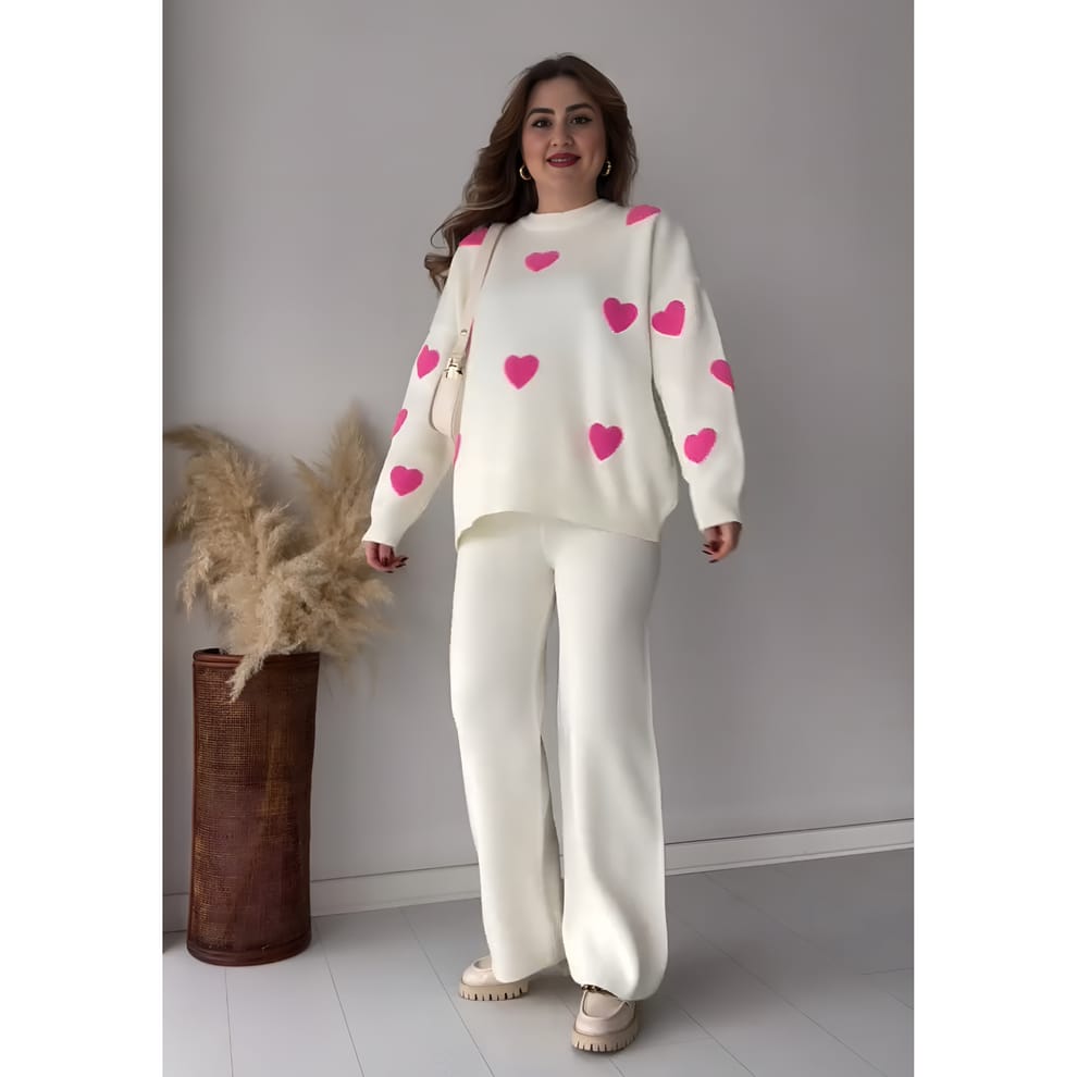 HEART PRINT WINTER ITEM