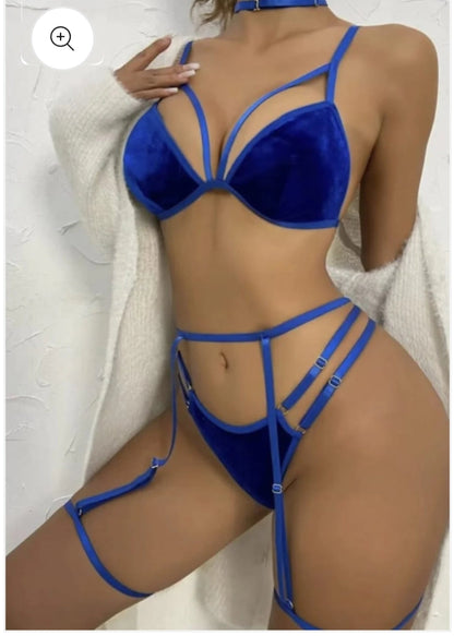 3 pec bikni garter set