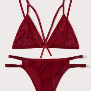 Stylish Women’s Bra Set – High Quality Net/Silk Fabric
